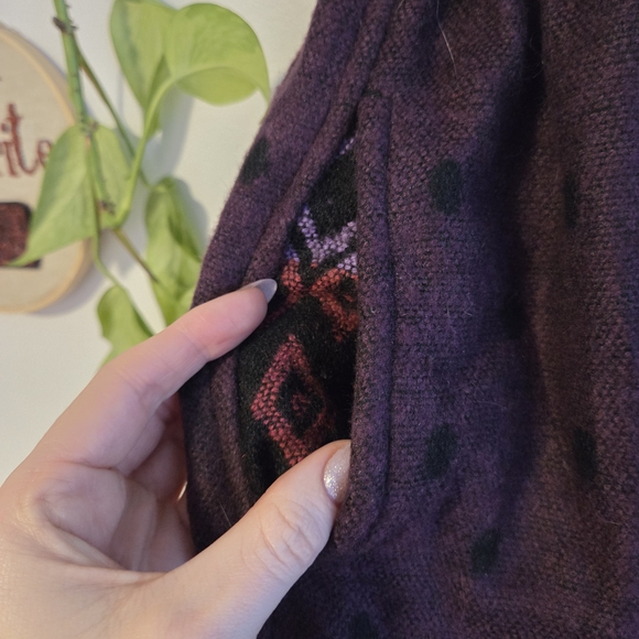 Cozy Purple and Black Women's Pants - Picture 4 of 8